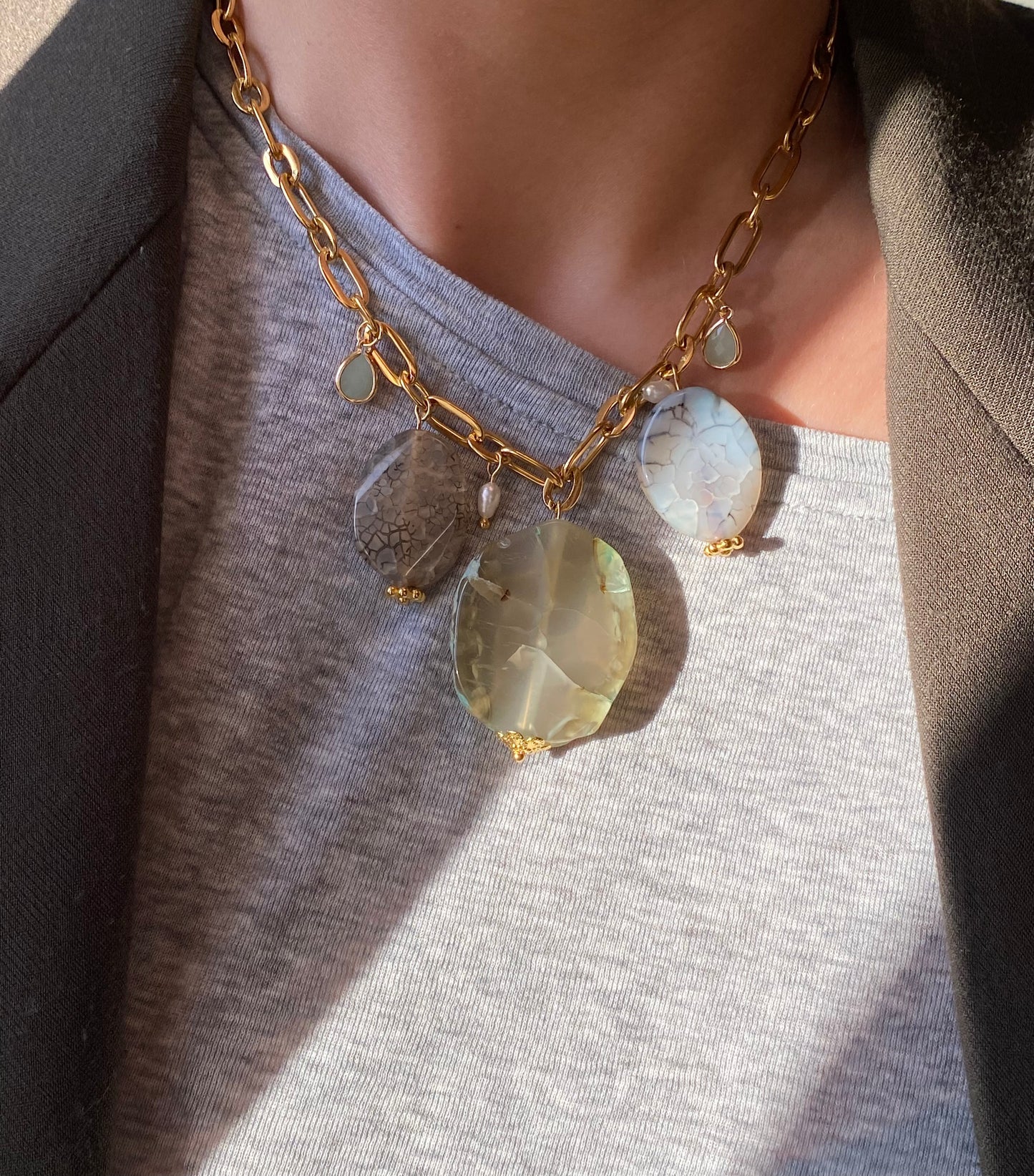 Emilia green necklace