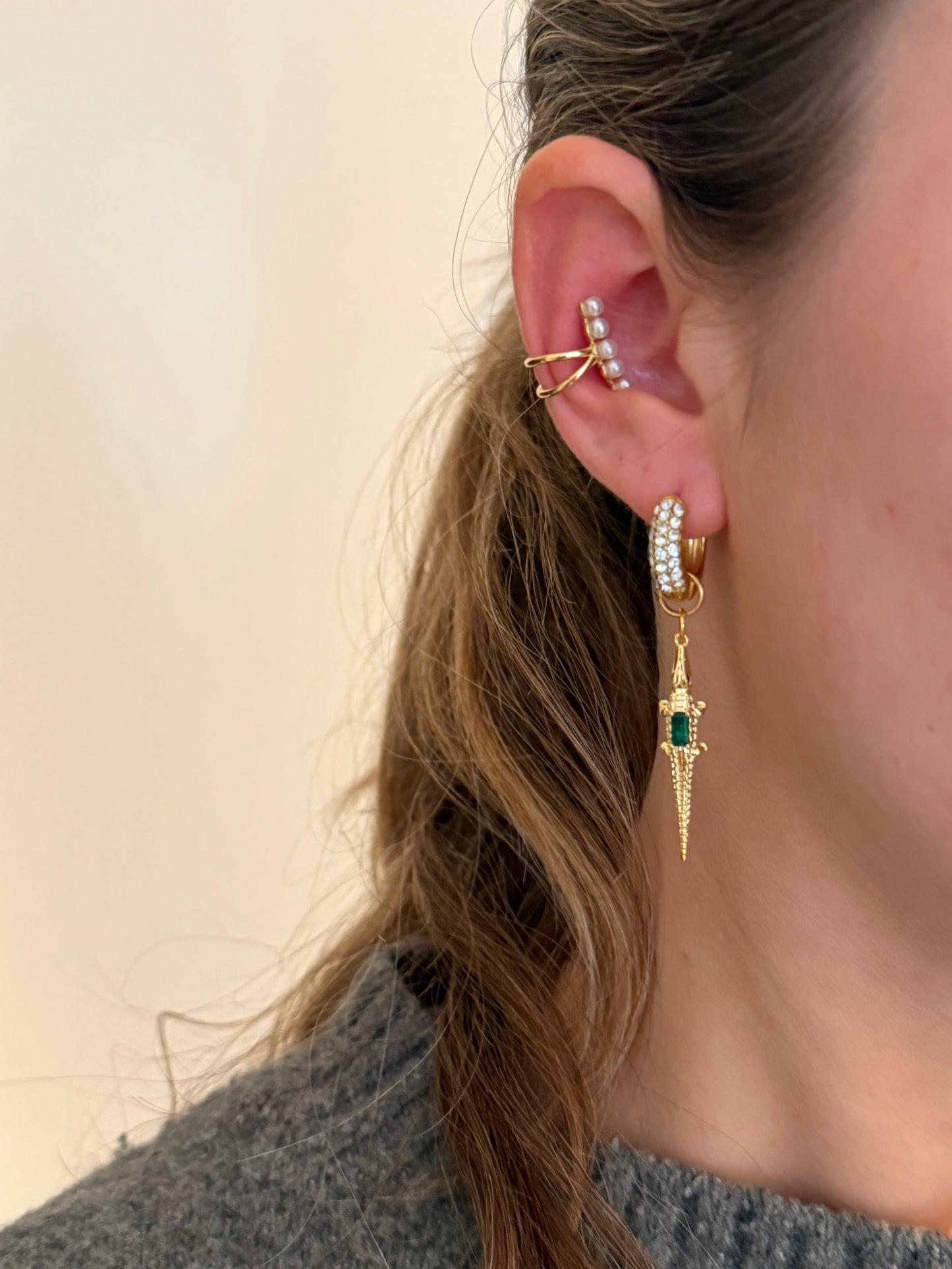 Croco earring