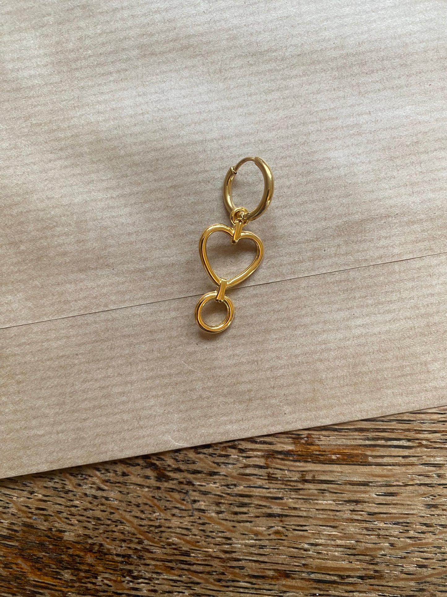 Heart earring