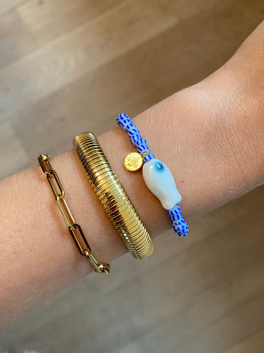 Gina blue bracelet