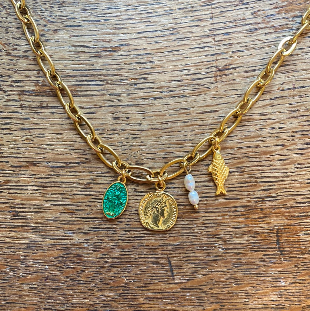 Coin necklace