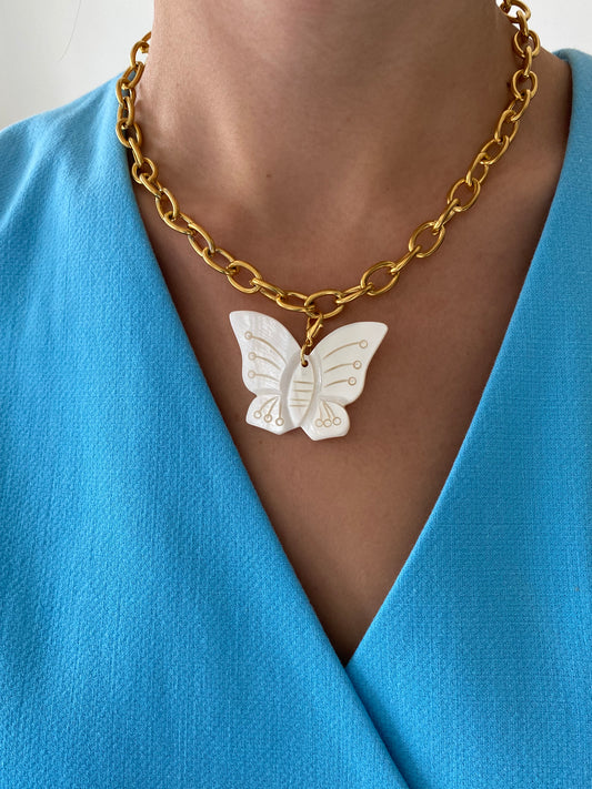 My butterfly necklace