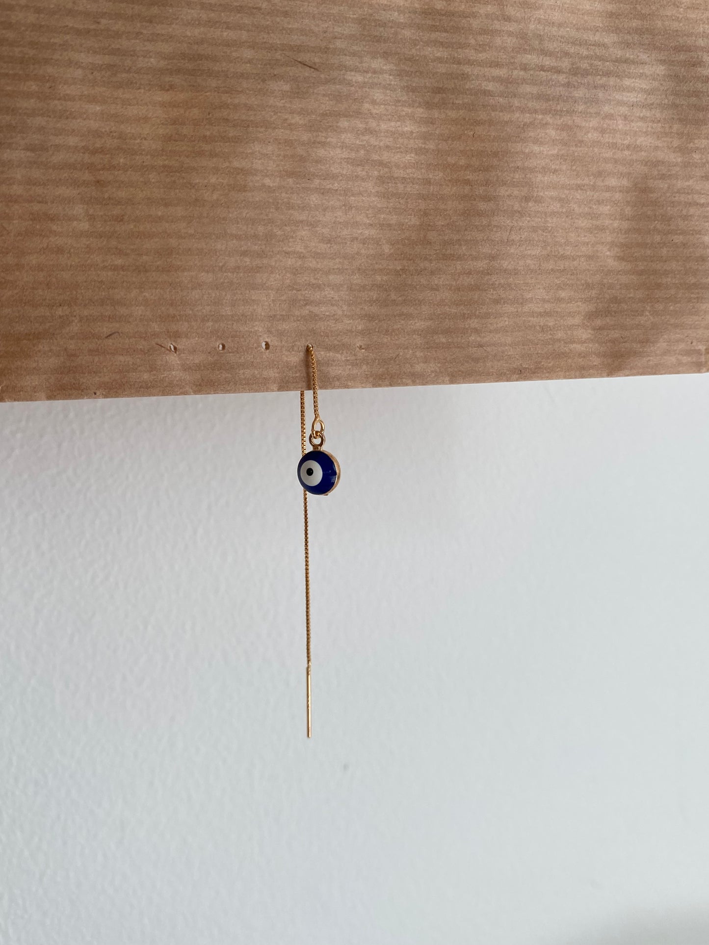 Blue eye earring